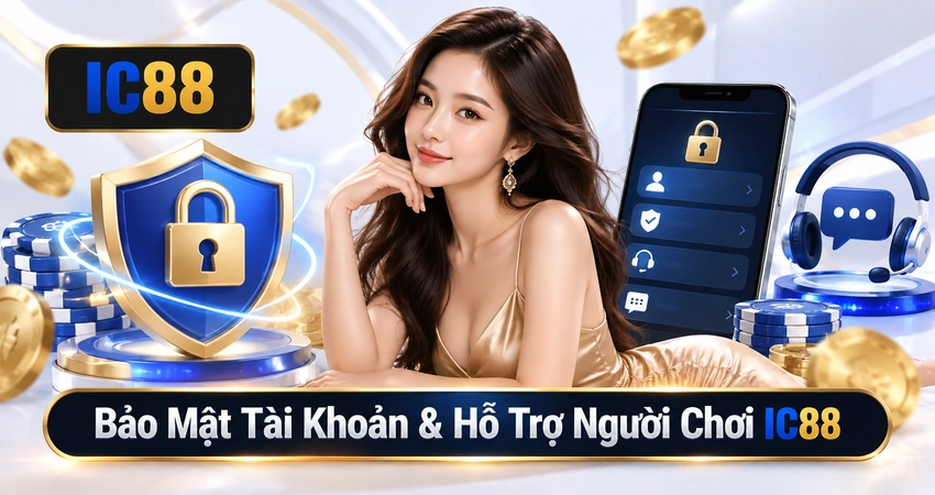 Bảo Mật Tài Khoản & Hỗ Trợ Người Chơi IC88