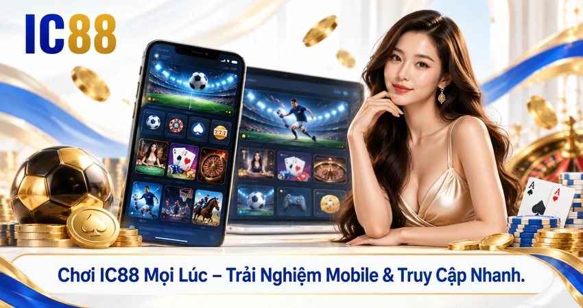 Chơi IC88 Mọi Lúc – Trải Nghiệm Mobile & Truy Cập Nhanh